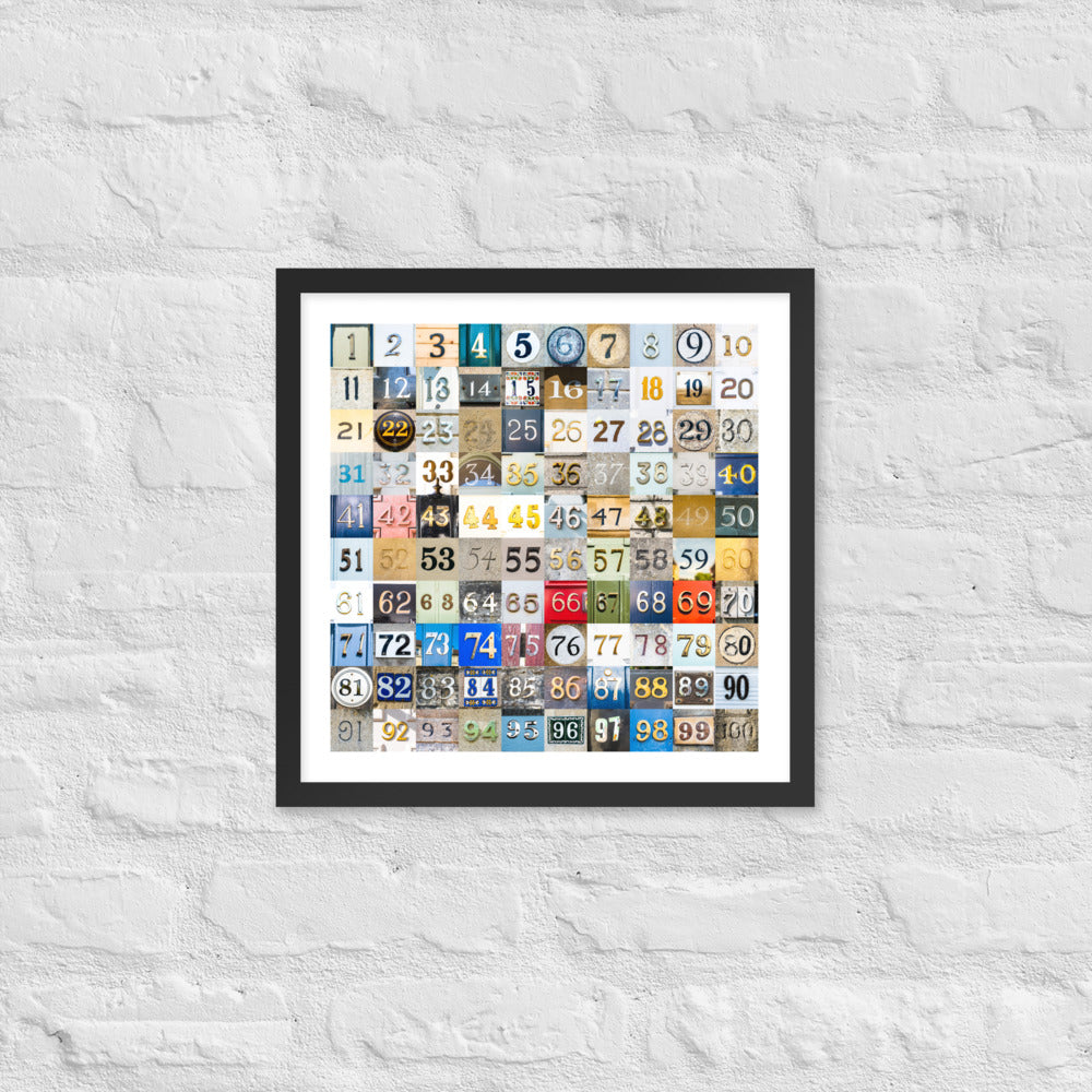 Bath UK - 1 of 100 - Framed Poster (in)