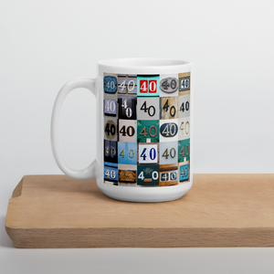 Bristol UK - Mug 40 Years - White Glossy Mug