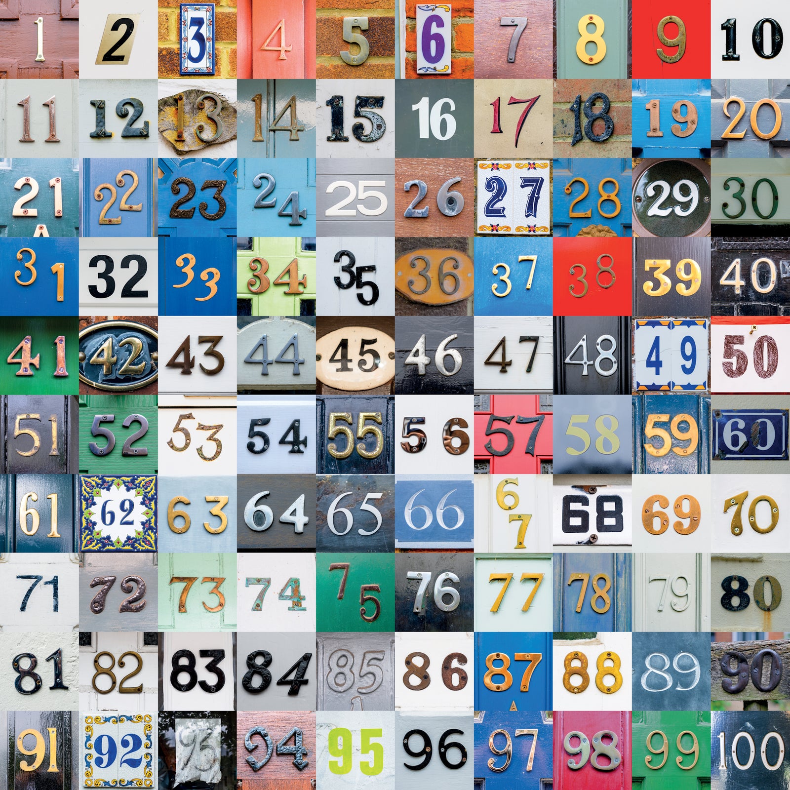 Canterbury UK - 1 to 100 (Canvas)