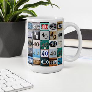 Bristol UK - Mug 40 Years - White Glossy Mug