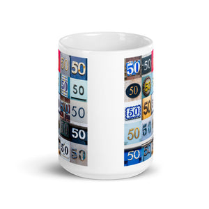 Bristol UK - Mug 50 Year - White Glossy Mug