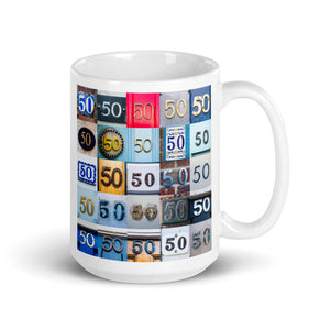 Bristol UK - Mug 50 Year - White Glossy Mug